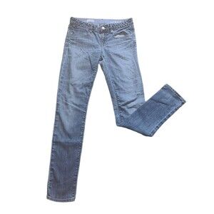 EUC Gap 1969 Skinny Destroyed distressed legging Jeans 27/4